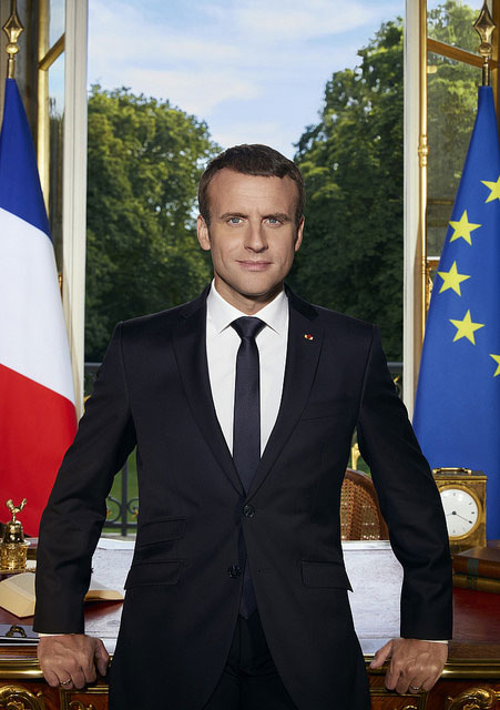 Emmanuel Macron, président de la République française