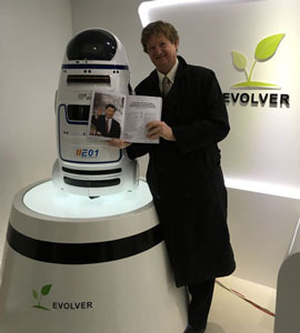 John Kirton with Fabo at Evolver