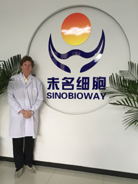 John Kirton at the Sinobioway labs